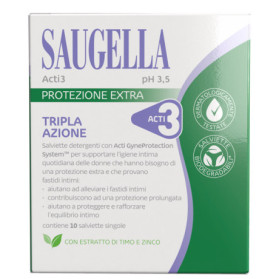 Saugella Acti3 Salviettine10pz