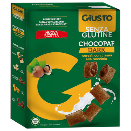 Giusto S/g Chocopaf Dark 250g