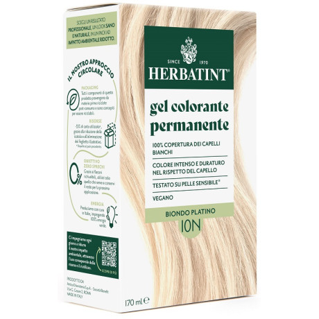 Herbatint 10n Biondo Plat170ml