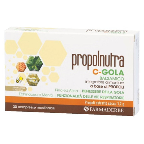Propolnutra C Gola 30 Compresse Masti