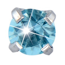 Tiffany 3mm Acquamarina