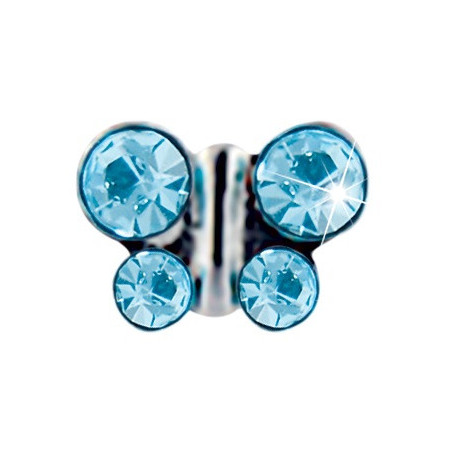 Farfalla 6 Mm Acquamarina