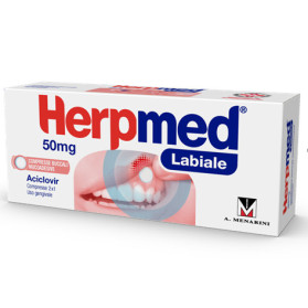 Herpmed Labiale 2 Compresse Bucc 50mg