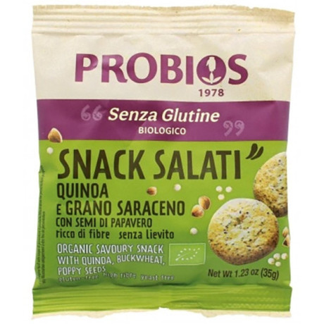 Altricereali Snack Quinoa E Grano Saraceno Con Semi Di Papavero 35 g