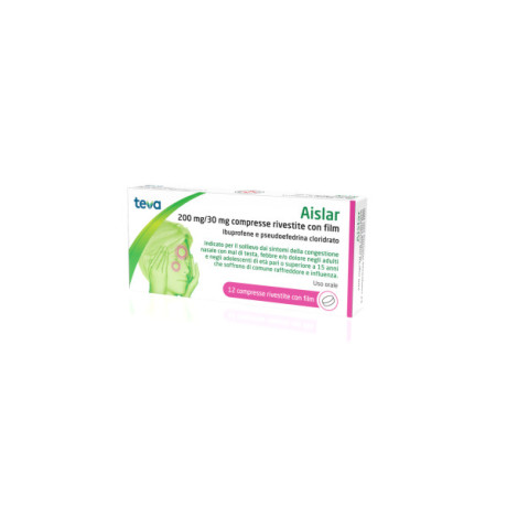 Aislar 12 Compresse Rivestite 200mg+30mg