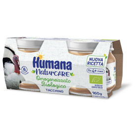 Humana Omog Tacchino Bio 2x80g