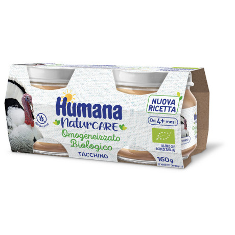 Humana Omog Tacchino Bio 2x80g
