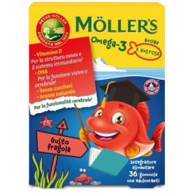 Moller's Omega 3 Jelly 36gomm