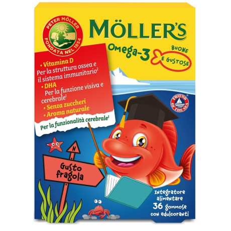 Moller's Omega 3 Jelly 36gomm