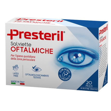 Presteril Salviette Oftalmico 20pz