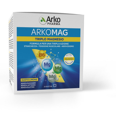 Arkomag Triplo Magnesio 20 Bustine
