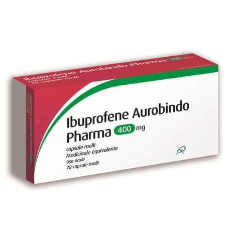 Ibuprofene Aur 20 Capsule Mol 400mg