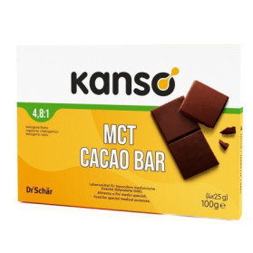 Kanso Mct Cacao Bar 4x25g