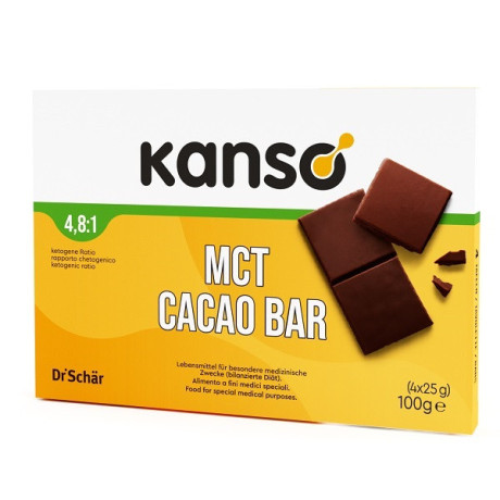 Kanso Mct Cacao Bar 4x25g