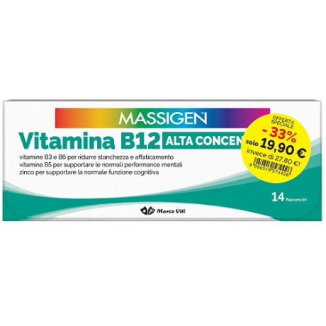 Massigen Vitamina B12 14+14 Flaconcino