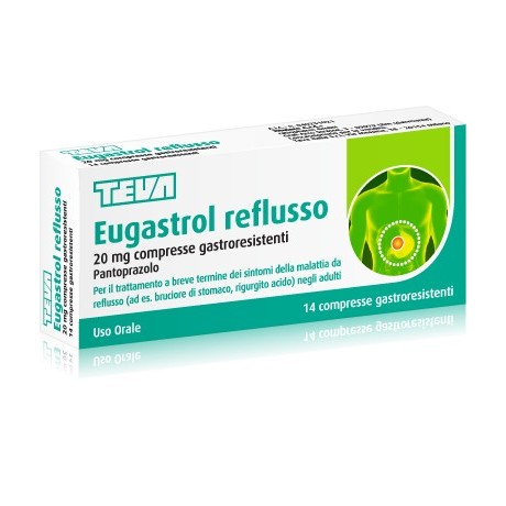 Eugastrol Reflusso 14 Compresse 20mg