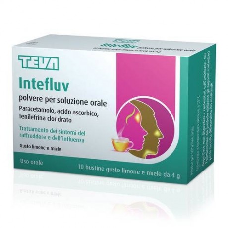 Intefluv 10 Bustine 4g Lim Miele