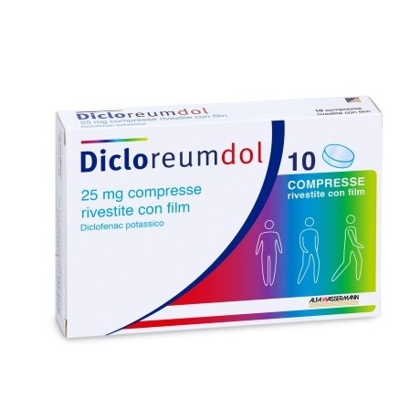 Dicloreumdol 10 Compresse Rivestite 25mg