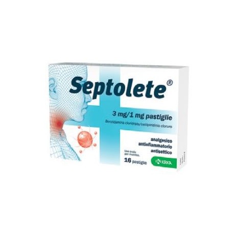 Septolete 16pastiglie 3mg+1mg