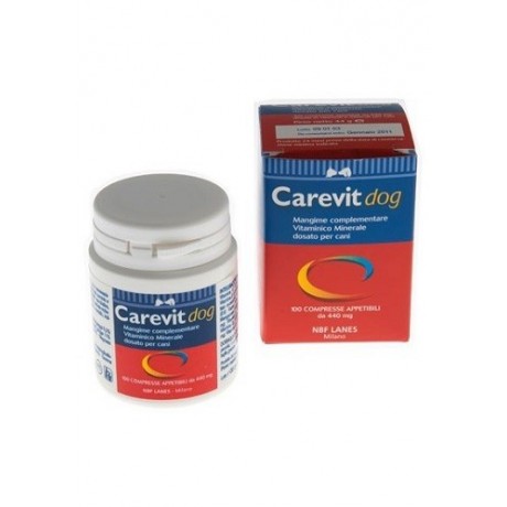 Carevit Dog Mangime 100 Compresse