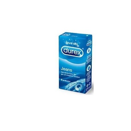 Profilattico Durex Jeans Easyon 6 Pezzi