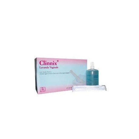 Clinnix Lavanda Vaginale 4 Flaconi 140 ml + 4 Cannule Vaginali Monouso In Blister