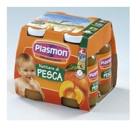 Plasmon Nettare Di Pesca 125 ml X 4 Pezzi