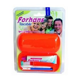 Forhans Travel Kit Tascabile Composto Da Spazzolino Da Viaggio + Forhans Special Pasta Dentifricia Tubetto 12,5 ml