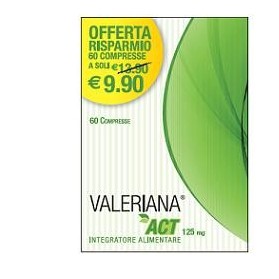 Valeriana Act 125 mg 60 Compresse Da 125 mg