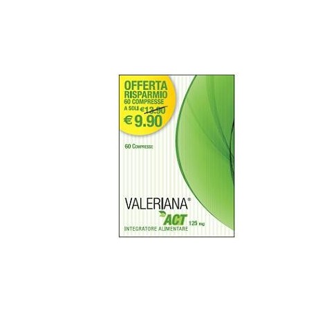 Valeriana Act 125 mg 60 Compresse Da 125 mg