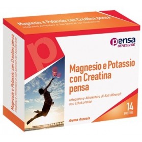 Magnesio E Potassio Con Creatina Arancia Pensa 14 Bustine