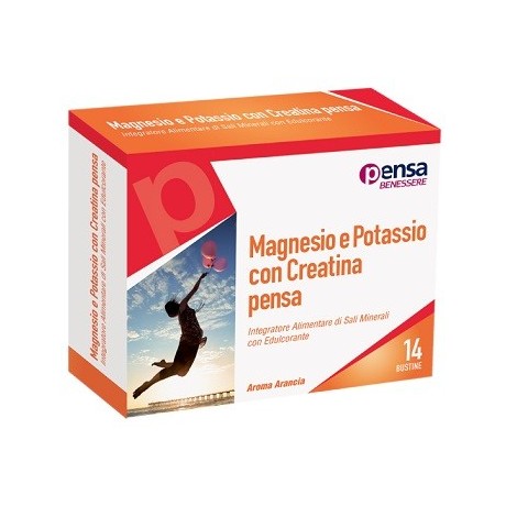 Magnesio E Potassio Con Creatina Arancia Pensa 14 Bustine