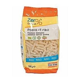 Zero% Glutine Pasta Riso Fusilli Senza Glutine Bio 500 g