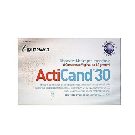 Acticand 30 8 Compresse Vaginali