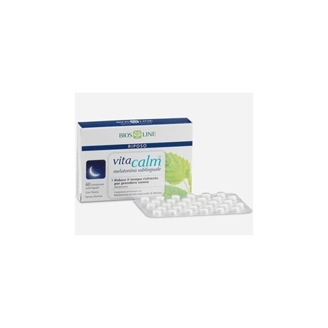 Bios Line Vitacalm Melatonina Sublinguale 60 Compresse 1 mg