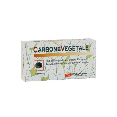 Carbone Vegetale Pool Pharma 40 Compresse