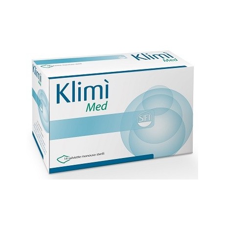 Klimi' Medicato 14 Salviettine Detergenti Monouso Sterili Per L'igiene Oculare