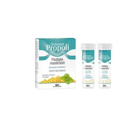 Golasept Propoli 24 Compresse Masticabili Balsamiche