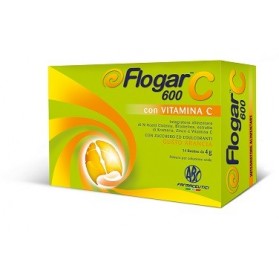 Flogar C 600 Con Vitamina C 14 Bustine Gusto Arancia