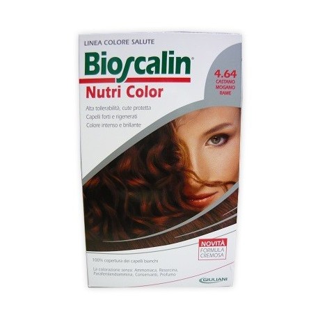 Bioscalin Nutri Color 4.64 Castano Mogano Rame 124 ml