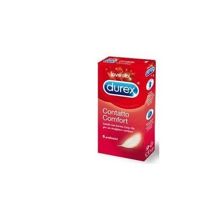 Profilattico Durex Contatto Comfort 6 Pezzi