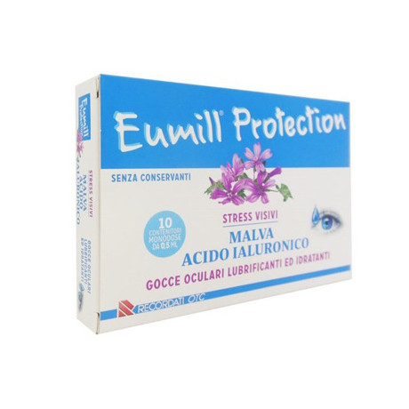 Eumill Protection Gocce Oculari 10 Flaconcini Monodose 0,5 ml