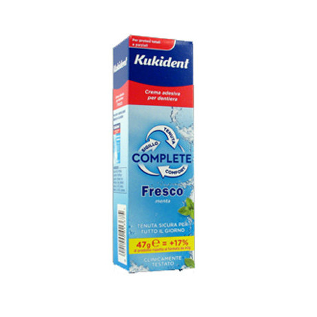 Kukident Complete Fresco Crema Adesiva Per Protesi Dentarie 47 g