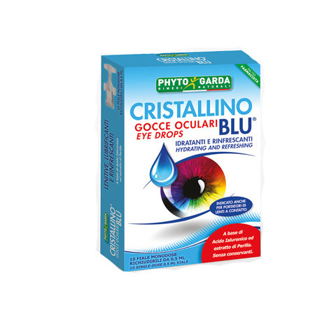 Cristallino Blu Gocce Ocul 10f