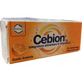 Cebion Effervescente Vit C Arancia 10 Compresse