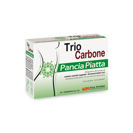 Triocarbone Pancia Piatta 10 + 10 Bustine