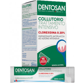 Dentosan Collutorio Monodose Intensivo 0,20% 15 Bustine Da 10 ml