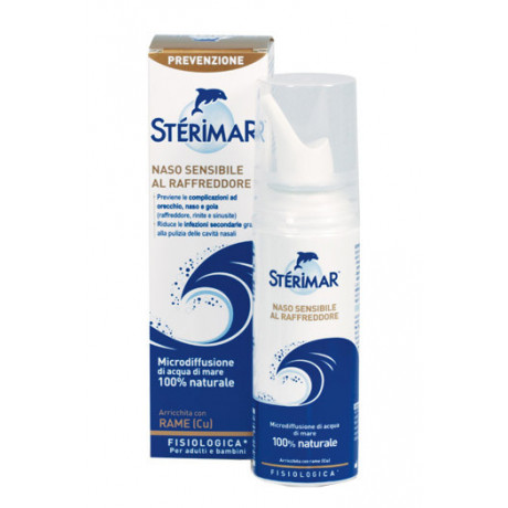 Sterimar Cu Naso Sensibile Al Raffreddore Spray 100 ml