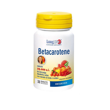 Longlife Betacarotene Titolazione 25000 30 Compresse