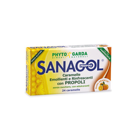 Sanagol Propoli Senza Zucchero Arancia 24
